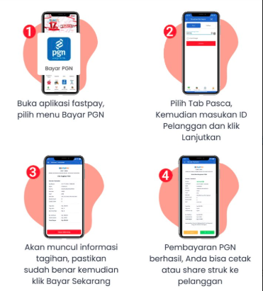 Cara Bayar PGN di Fastpay Android dengan Mudah, Cepat, dan Praktis