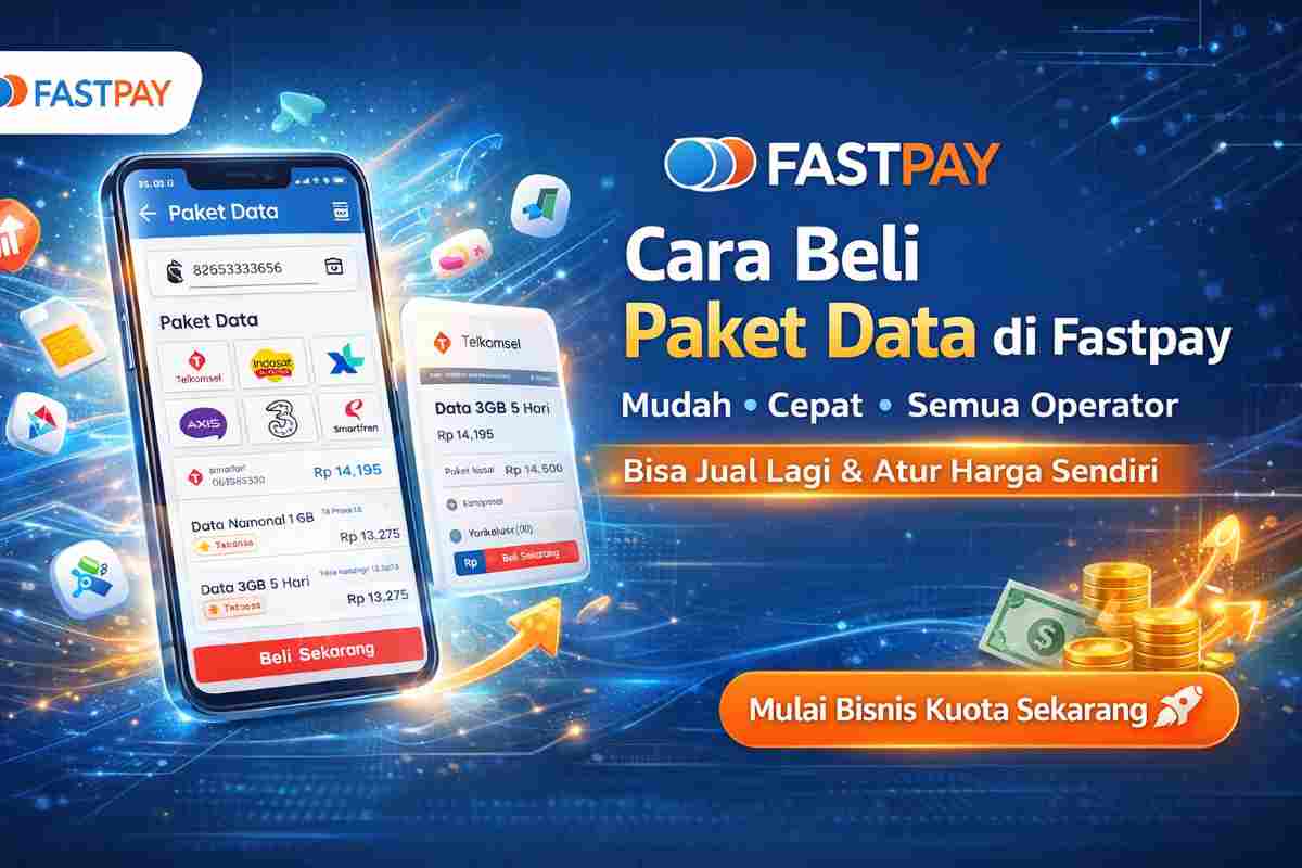 Cara Beli Paket Data Fastpay Android