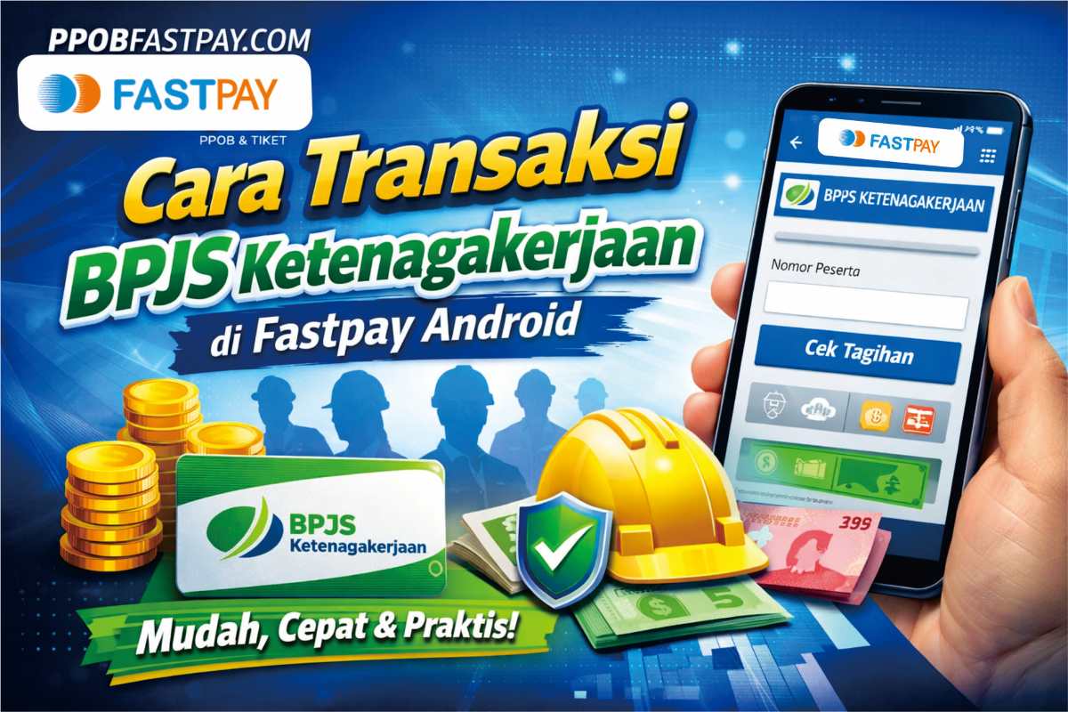Cara Transaksi Bayar BPJS Ketenagakerjaan di Aplikasi Fastpay Mudah, Cepat, dan Praktis