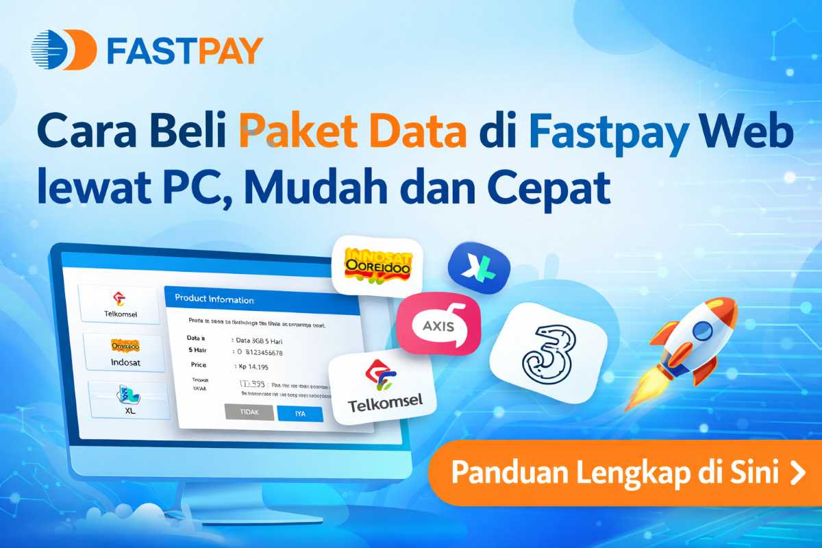 Cara beli paket data di Fastpay