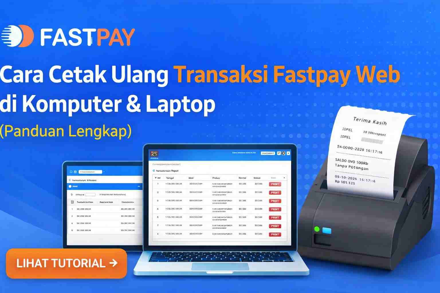 cara cetak ulang transaksi fastpay di komputer dan laptop