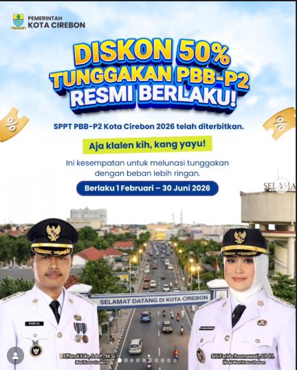 Diskon PBB Kota Cirebon 2026