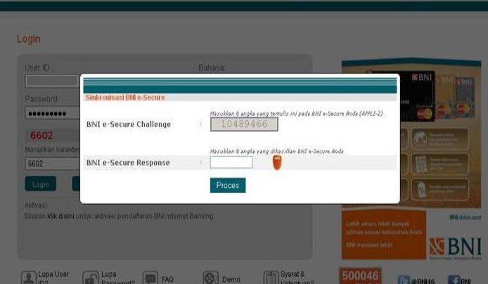 Internet Banking BNI Ditutup