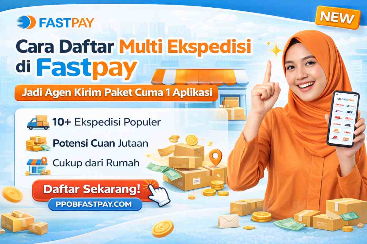 Cara Daftar Multi Ekspedisi Fastpay Lengkap 2026 (JNE, J&T, SPX, SiCepat)