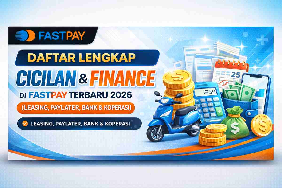 Daftar Lengkap Cicilan & Finance di Fastpay Terbaru 2026 (Leasing, Paylater, Bank & Koperasi)