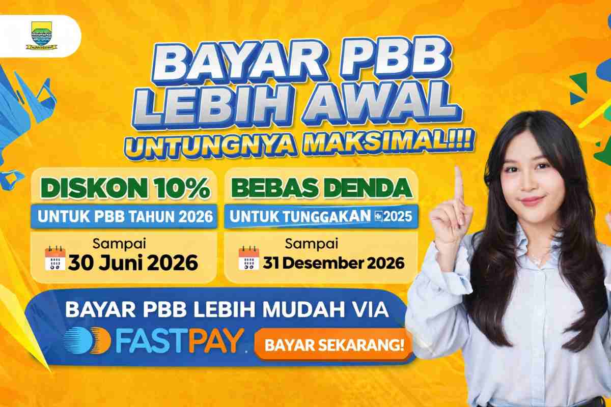 Diskon PBB Bandung 2026 - Cara Bayar PBB Online