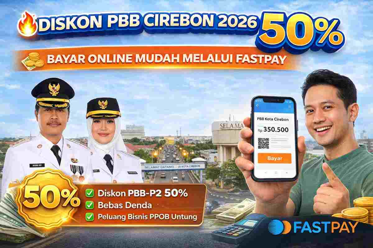 Diskon PBB Kota Cirebon 2026 - Cara bayar PBB Online