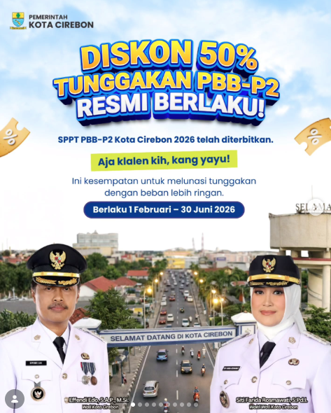 Diskon PBB Kota Cirebon Jawa Barat