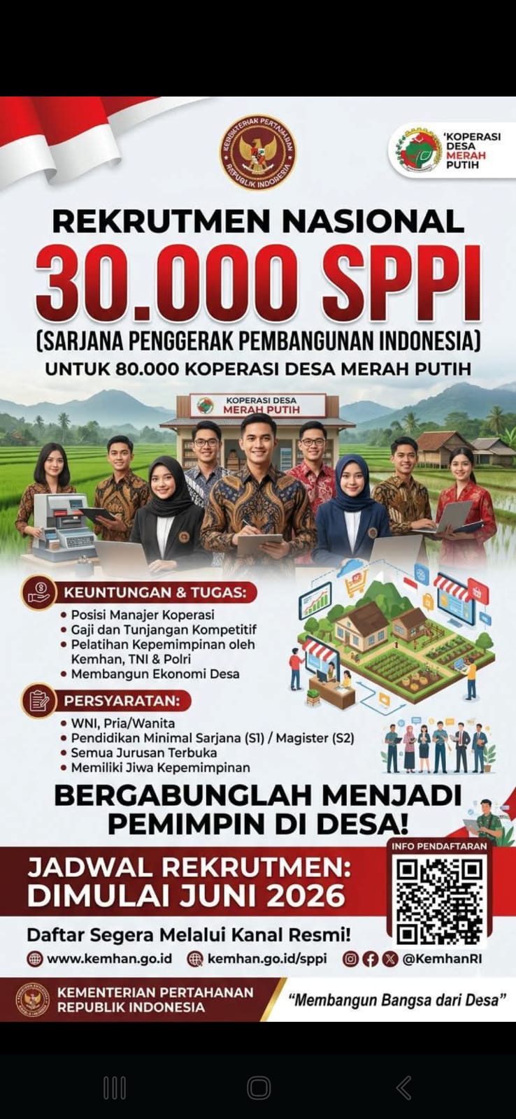 Rekrutmen SPPI Koperasi Desa Merah Putih 2026