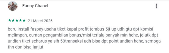 Testimoni Fastpay - Funny Chanel