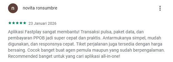 Testimoni Fastpay - Novita Ronsumbre