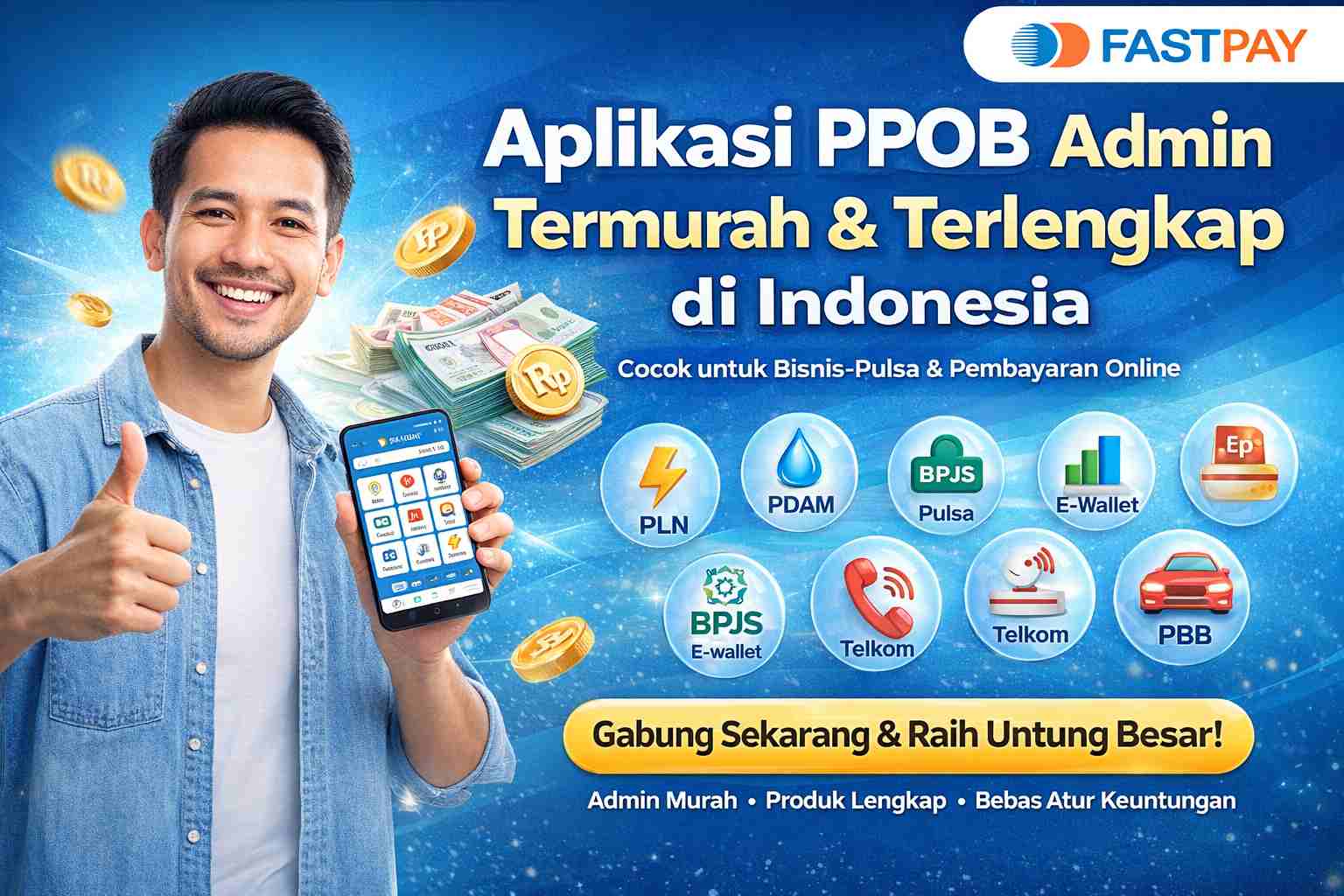 aplikasi PPOB admin termurah dan terlengkap