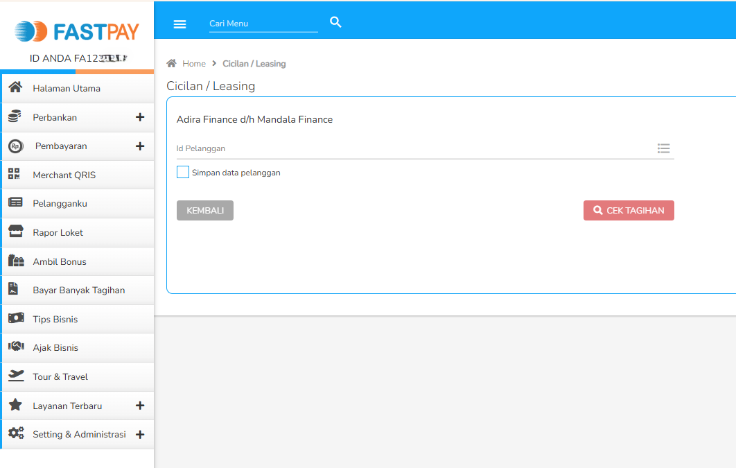 bayar cicilan adira leasing finance