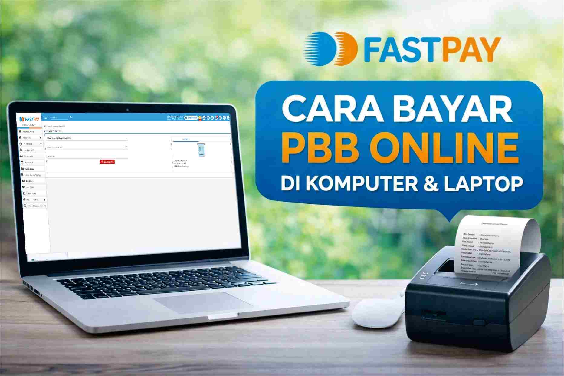 cara bayar PBB di Aplikasi Fastpay Web - Bayar PBB Online