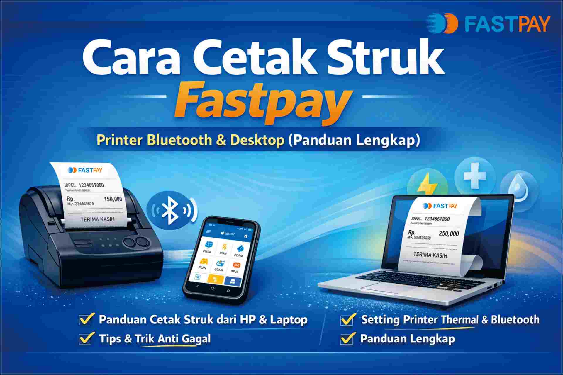 cara cetak struk fastpay