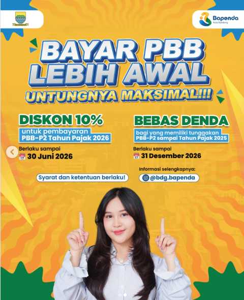 diskon PBB Kota Bandung 2026- Aplikasi Bayar PBB Online