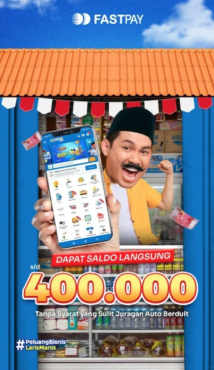 notifikasi aktivasi akun fastpay berhasil di smartphone