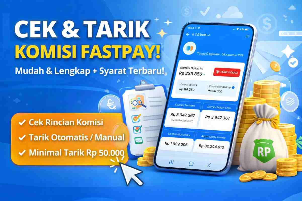 panduan cara tarik dan mencairkan komisi fastpay mudah dan lengkap