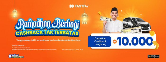 Promo Fastpay Maret 2026 - Transaksi Samsat Jawa Timur