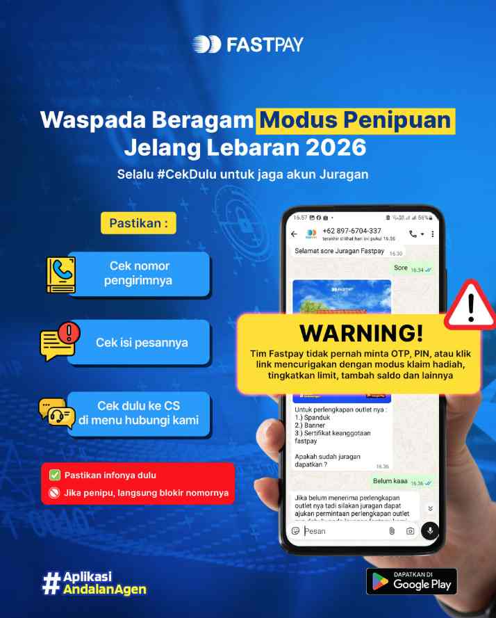 waspada modus penipuan atas nama fastpay