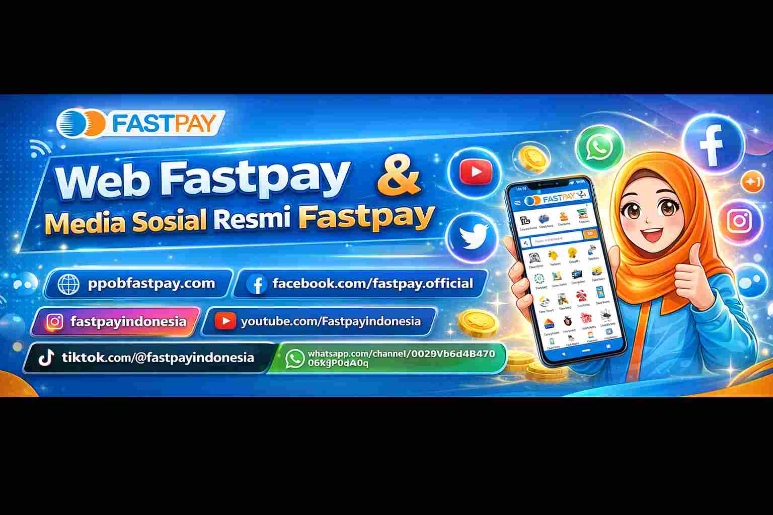 web fastpay dan media sosial fastpay