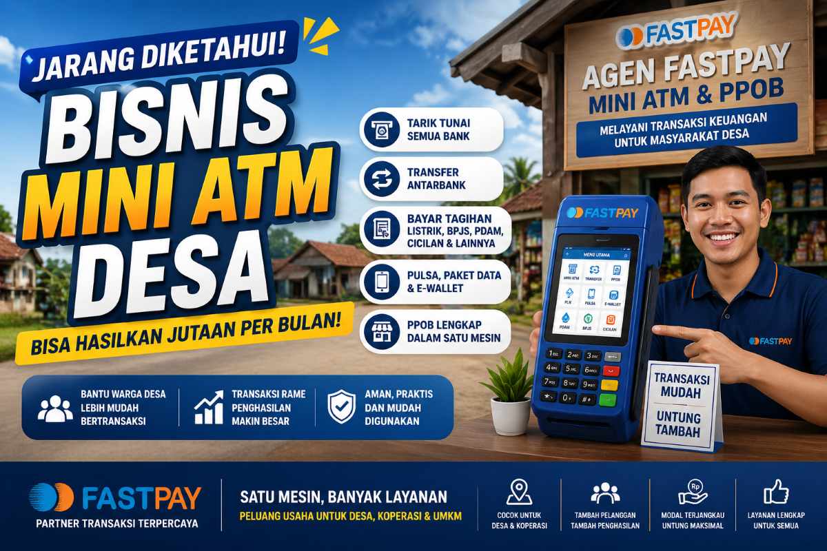 Bisnis mini ATM untuk desa