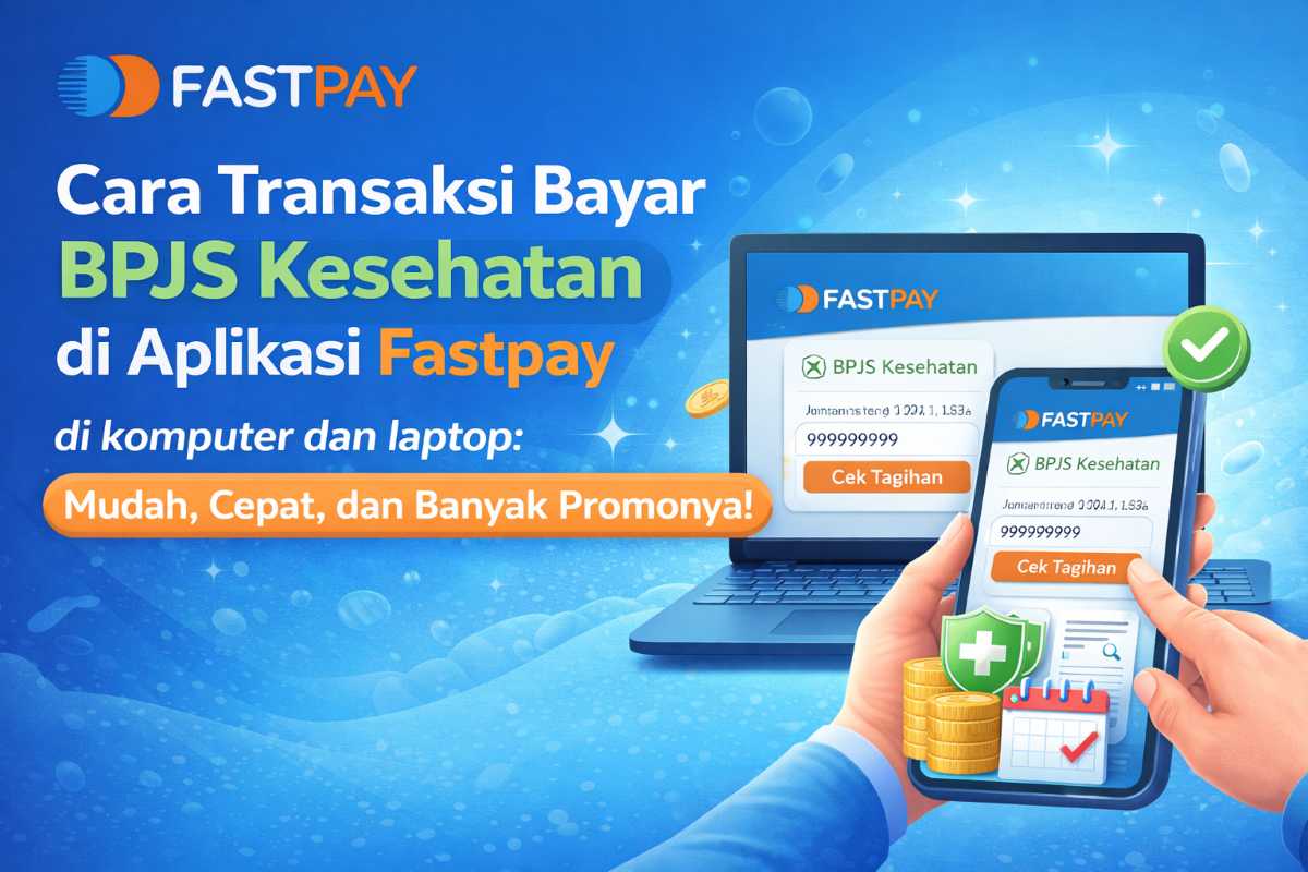 Cara Transaksi Bayar BPJS Kesehatan di Aplikasi Fastpay di komputer dan laptop Mudah, Cepat, dan Banyak Promonya,