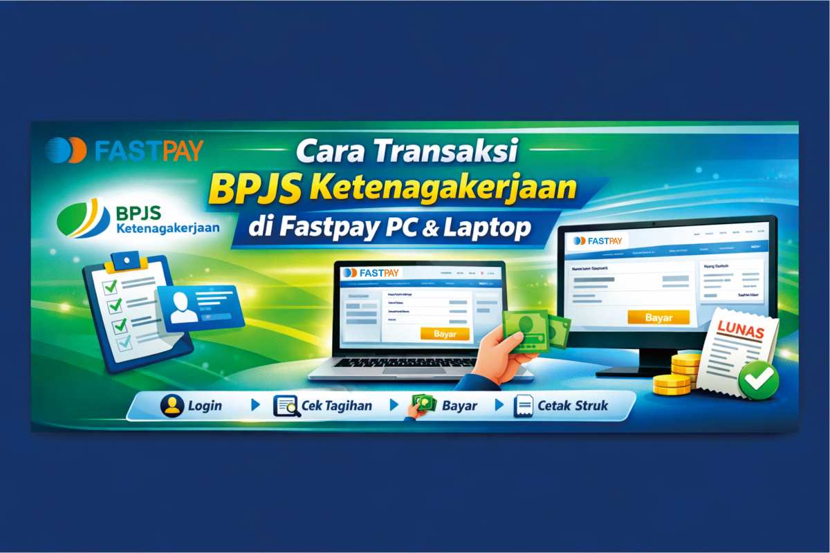 Cara Transaksi Bayar BPJS Ketenagakerjaan di Aplikasi Fastpay PC Mudah, Cepat, Banyak Promonya