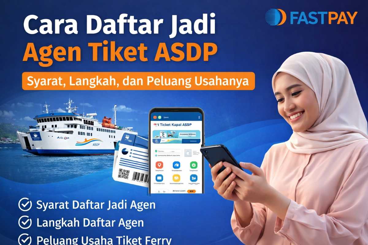 cara daftar jadi agen tiket ASDP