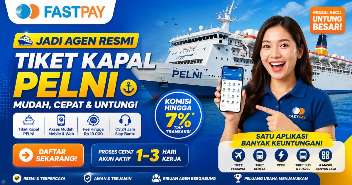 Cara Daftar Jadi Agen Tiket Kapal Pelni