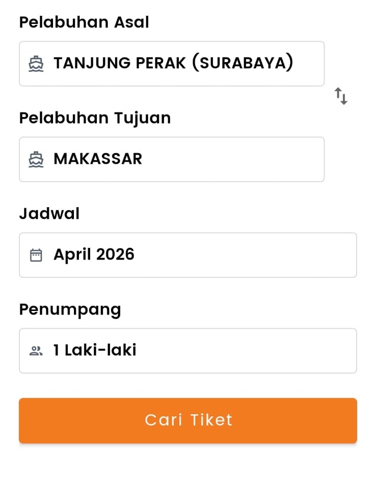  Isi Data Perjalanan PELNI