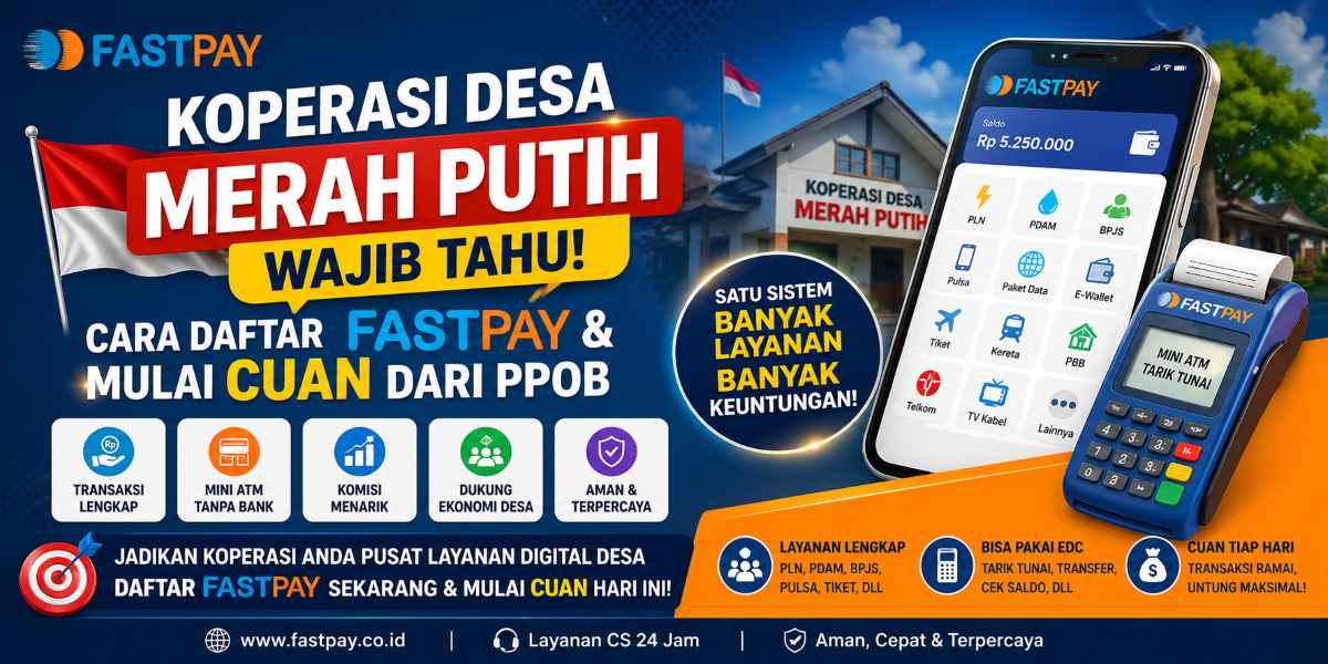 Koperasi Desa Merah Putih Wajib Tahu! Cara Daftar Fastpay