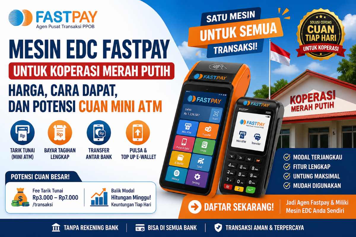 mesin edc fastpay koperasi merah putih
