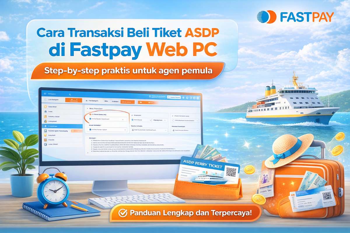 cara transaksi beli tiket ASDP di Fastpay
