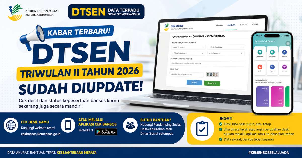 DTSEN Triwulan II 2026