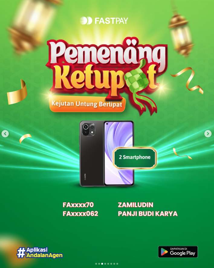 Pemenang Ketupat -2 smartphone