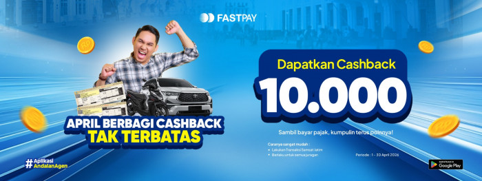 Promo Cashback Samsat Jatim Fastpay