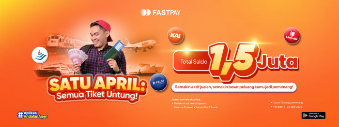 Promo Fastpay 2026 Transaksi Semua Tiket