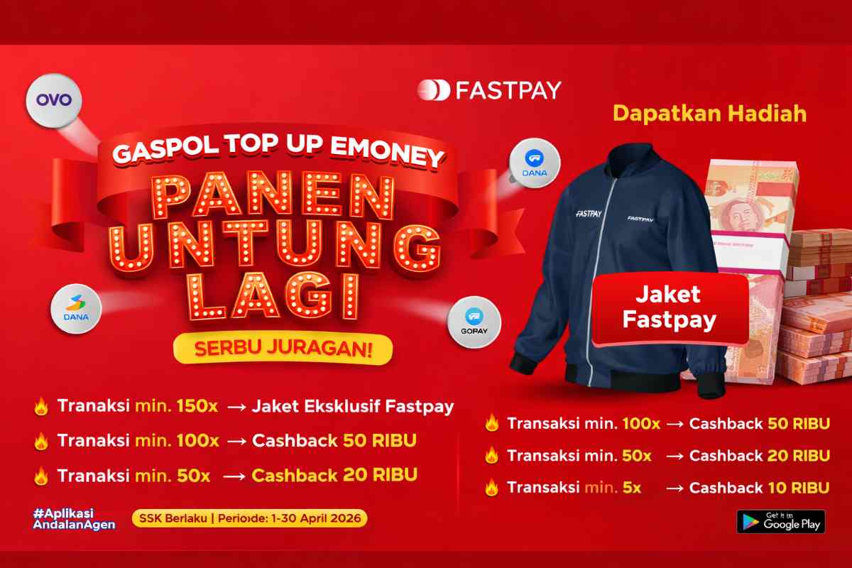 Promo Fastpay April 2026 - Topup Emoney