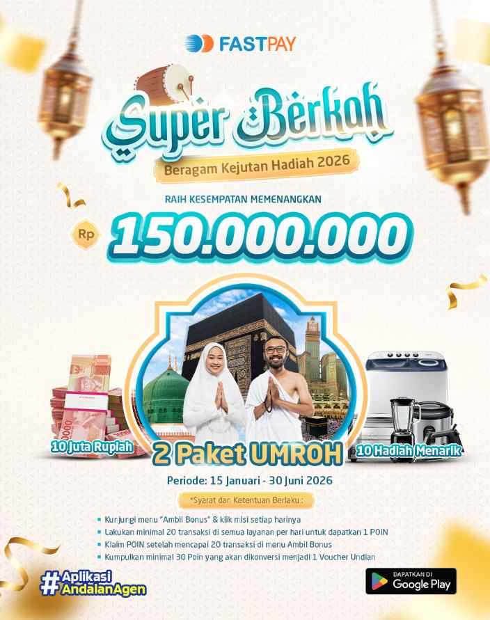 Promo Fastpay Super Berkah 2026
