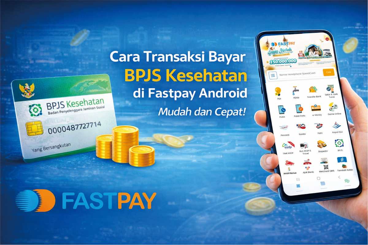cara transaksi bayar BPJS Kesehatan di Fastpay Android