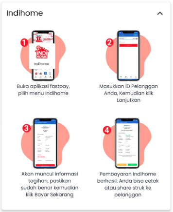 Cara Bayar IndiHome dan Telepon di Fastpay Android