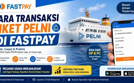 Cara transaksi tiket PELNI di Fastpay Android dan PC