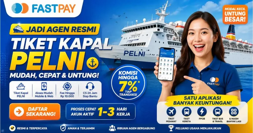 Cara memulai layanan tiket PELNI melalui Fastpay
