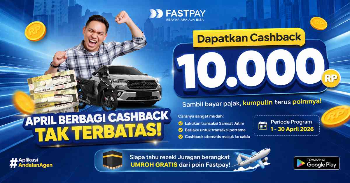 promo fastpay samsat jatim april 2026
