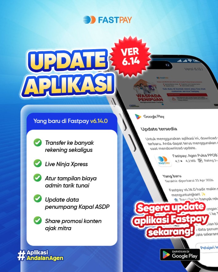 Download Aplikasi Fastpay terbaru v6.14.0
