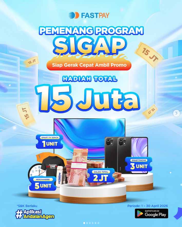 Daftar Pemenang Promo SIGAP Fastpay April 2026