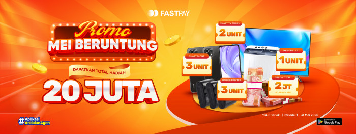 Promo Fastpay Mei Beruntung 2026
