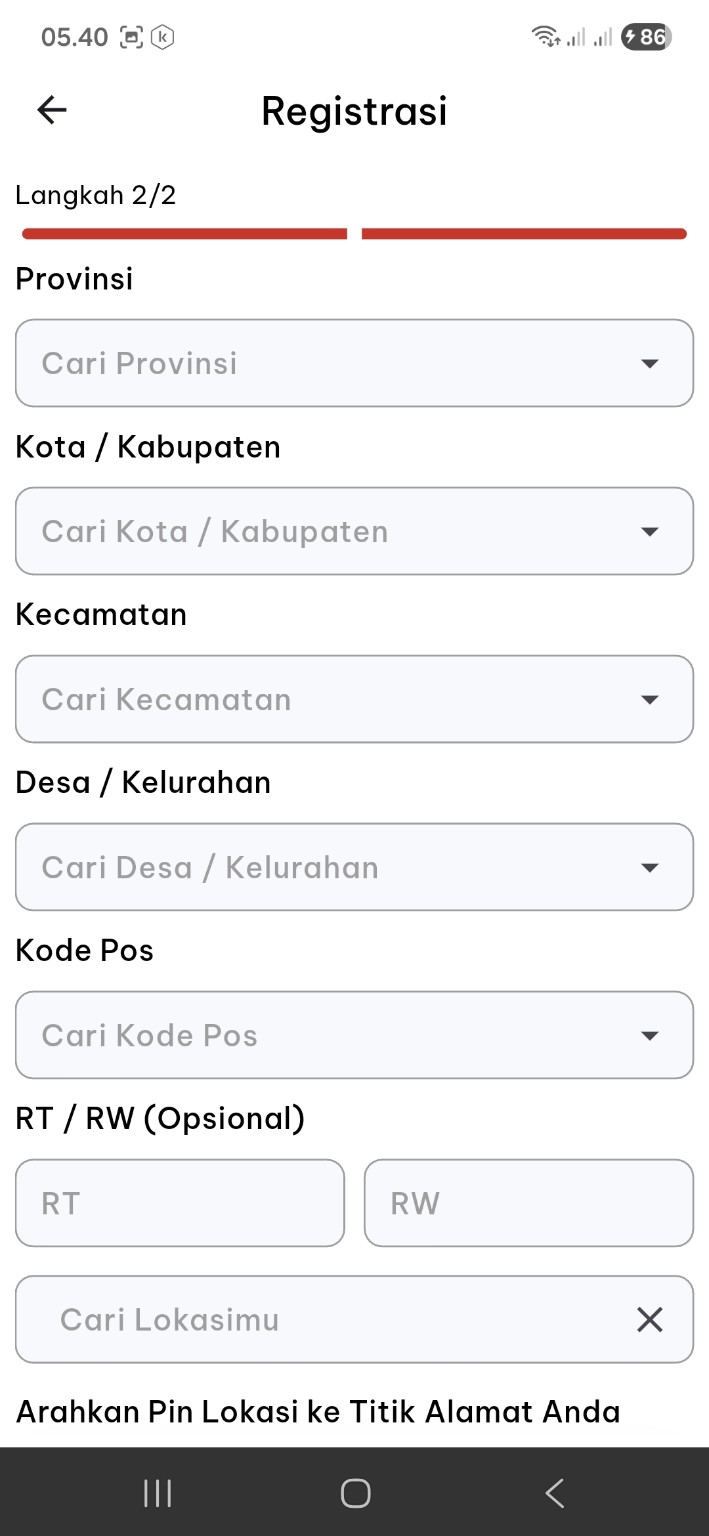 form registrasi internet rakyat - alamat dan lokasi
