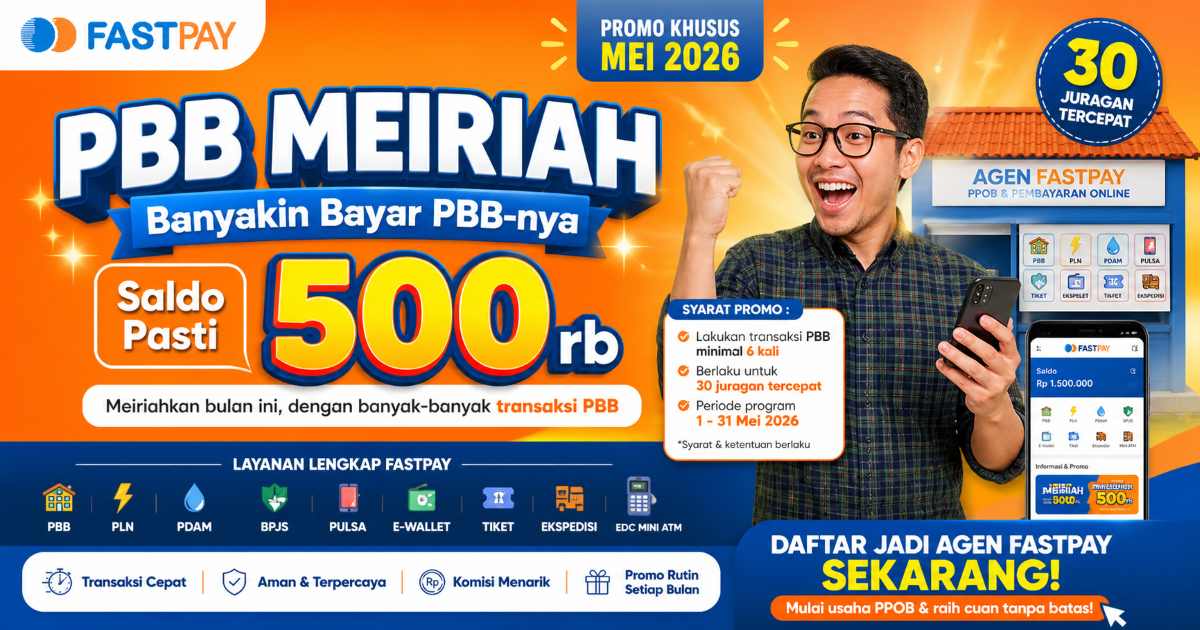 promo PBB Fastpay Mei 2026 -aplikasi bayar pbb resmi